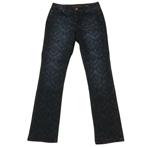 Liverpool Sadie Straight Floral Denim Jeans 8 29 - Picture 3 of 9